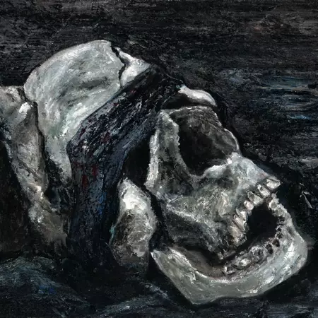 Massgrave Iraq 2003, 50 x 65 cm, oil on canvas