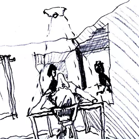 Our mediated sketching corner (Luleå-Delft-Stockholm)