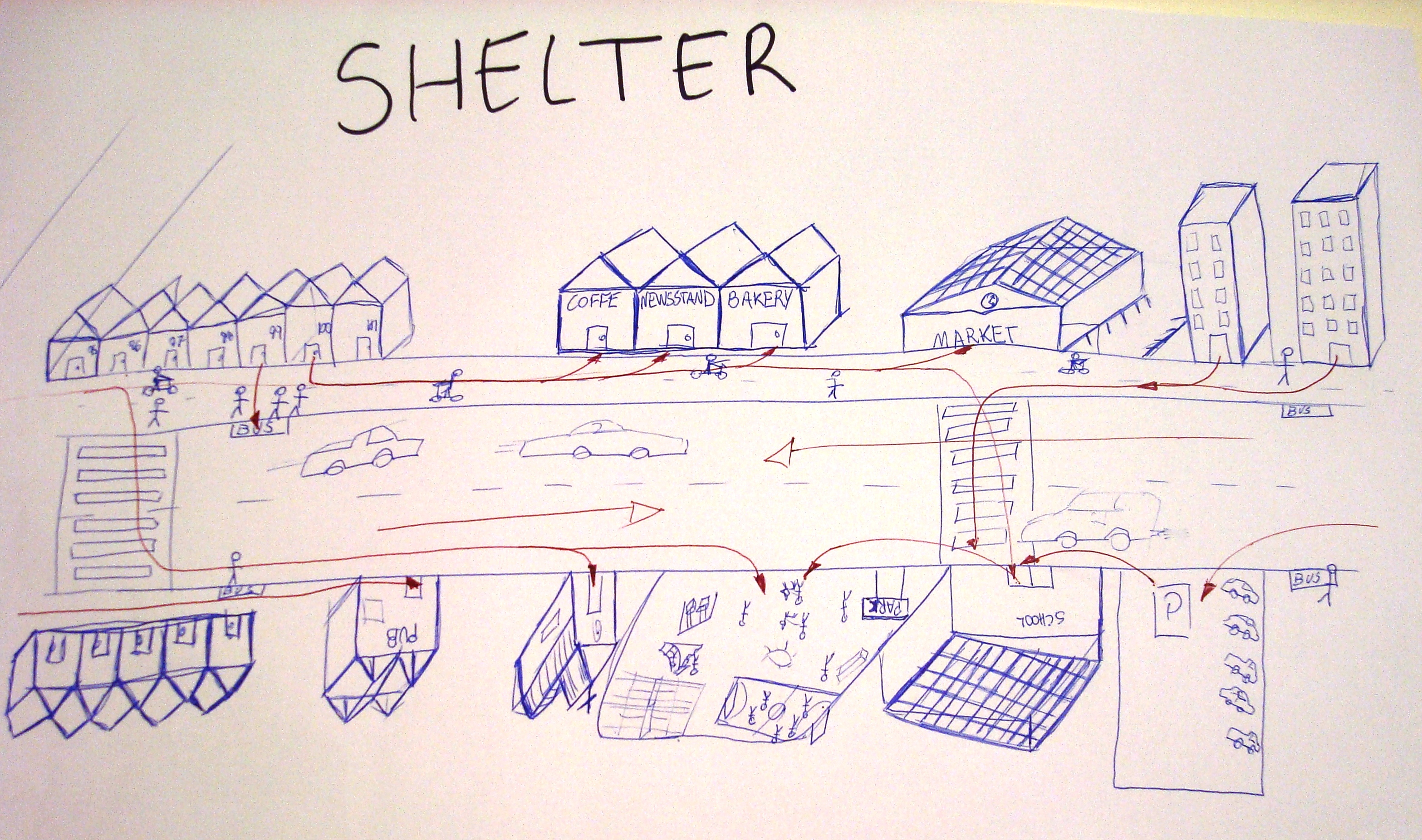 street and sourounding buildins