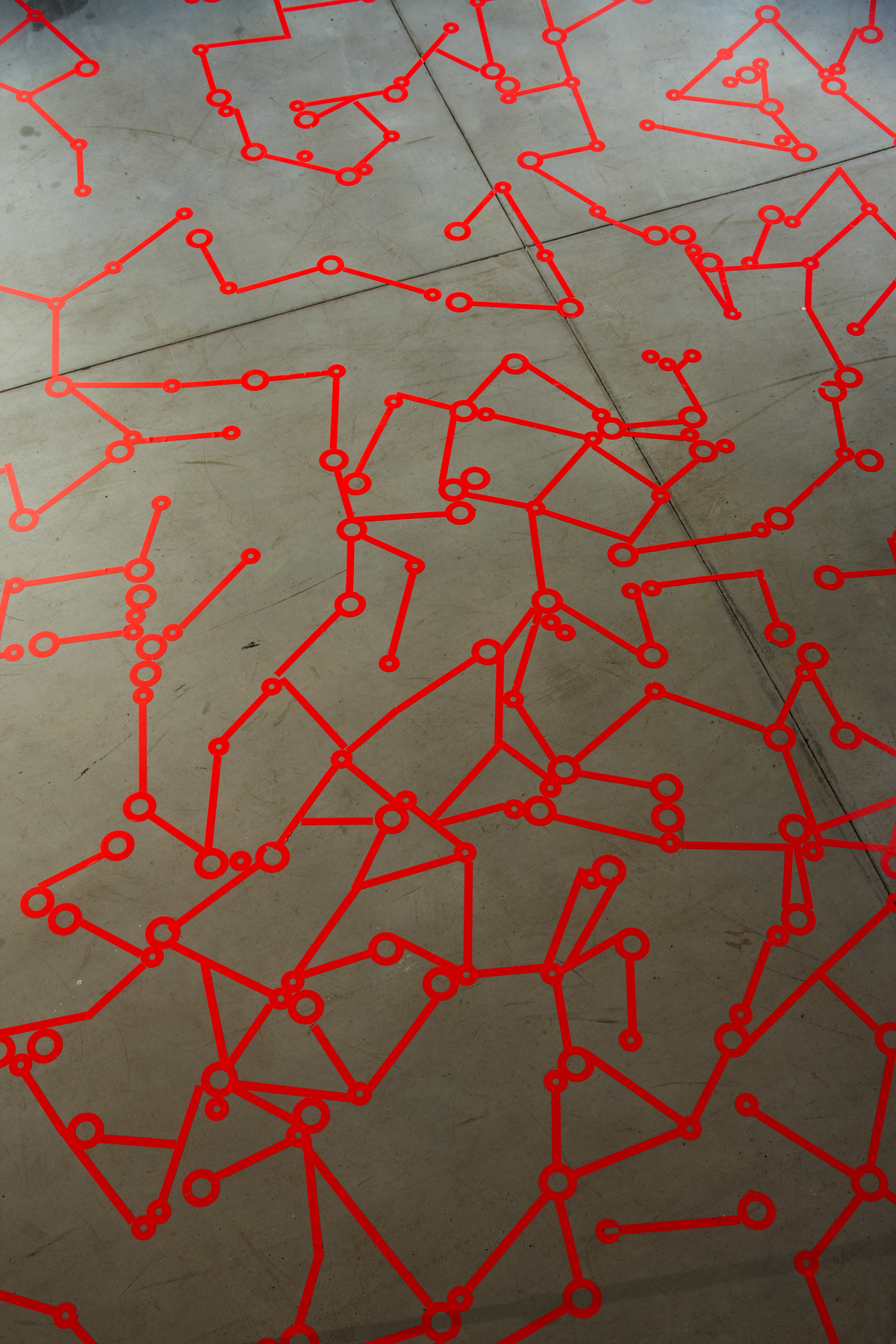 Red Fungus, collaborative installation, LABoral Gijon by Luna Maurer