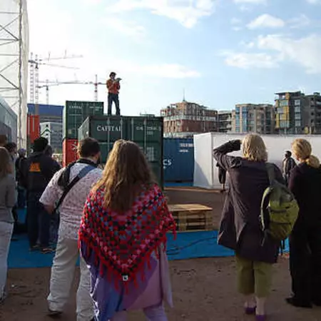 Chto Delat: How one thing functions as a stage for another.