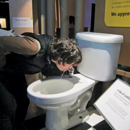 Drinking waste water?