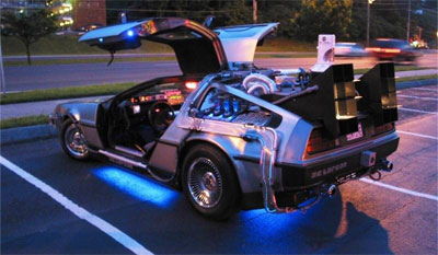 Delorean from the Back to the Future Series