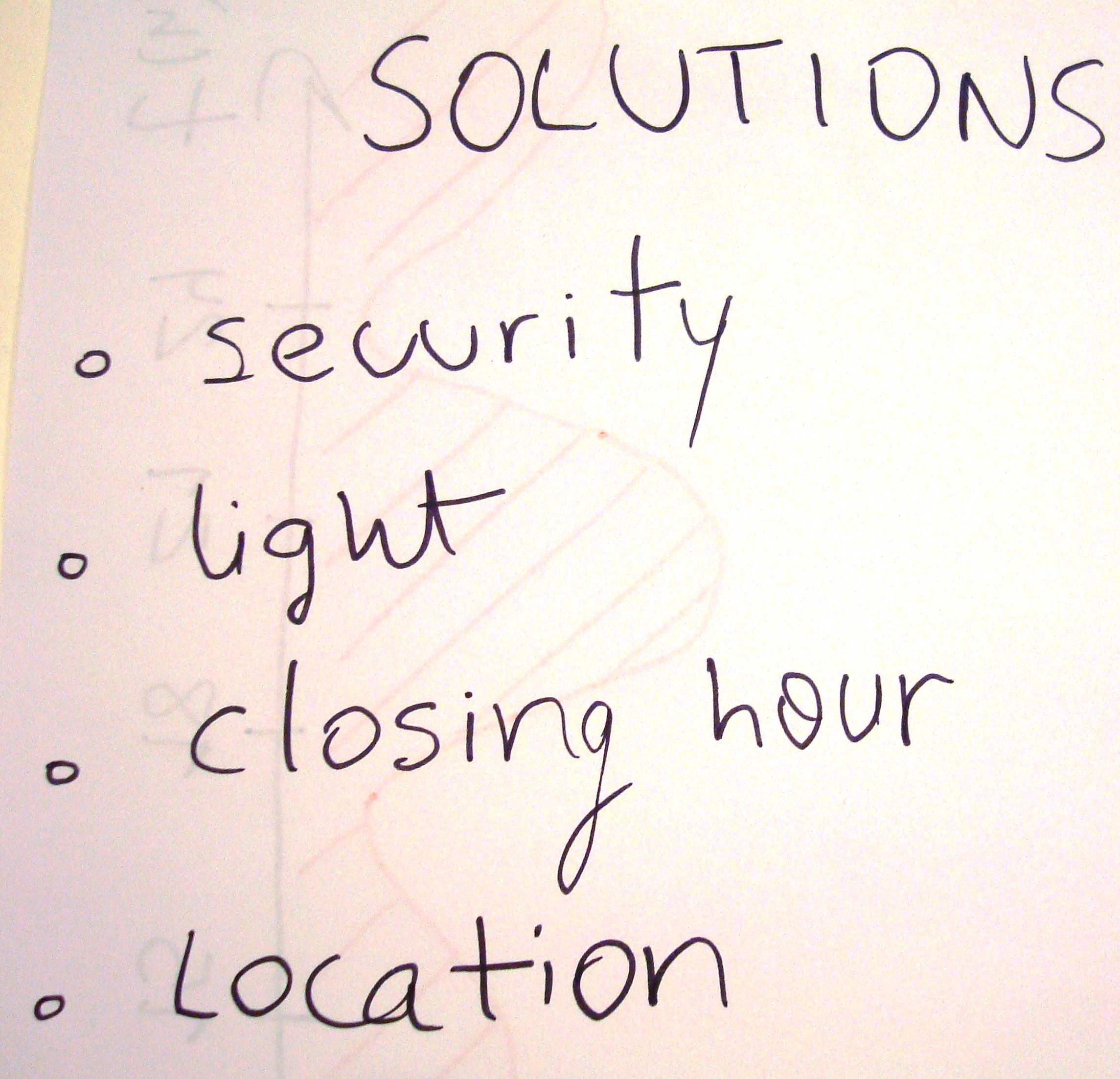 Draft about some solutions