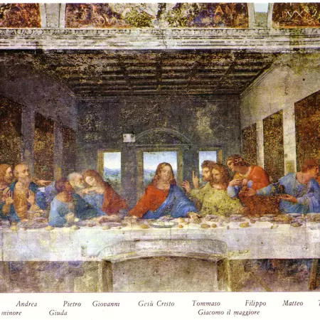 Fig. 1 The Last Supper by Leonardo da Vinci, depicting Jesus surrounded by his disciples