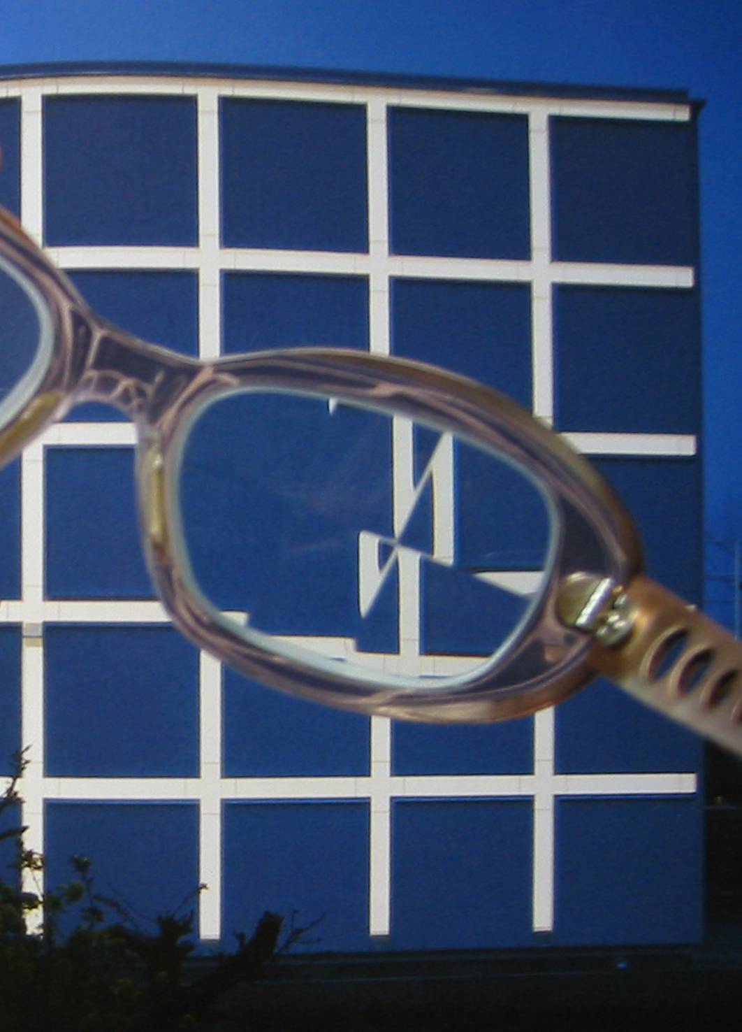 Faceted glass can move images and block view, by Anna Carlgren.