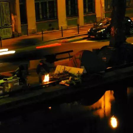 Dark Days in Paris, Photographic print 70x50