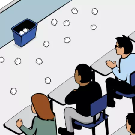 Dictionary, Crumbled Piece of Paper and Responsibility. 