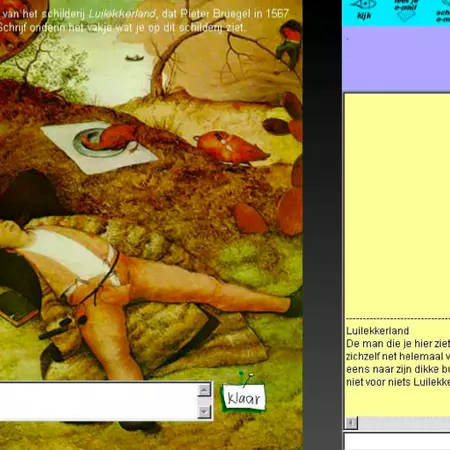 Doing a specific tasks with a painting