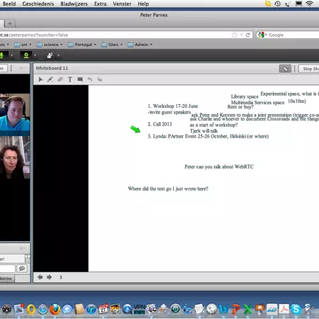 Friday morning gatherings: in Adobe Connect