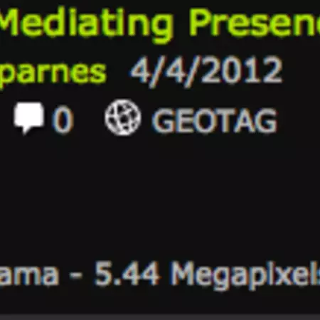 A panorama shot of Crossroads Hangout 3 (the 3-party shared mediated space) is made available here by Peter Parnes