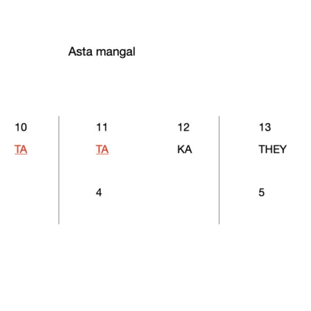 Asta mangal 22 Asta mangal 22